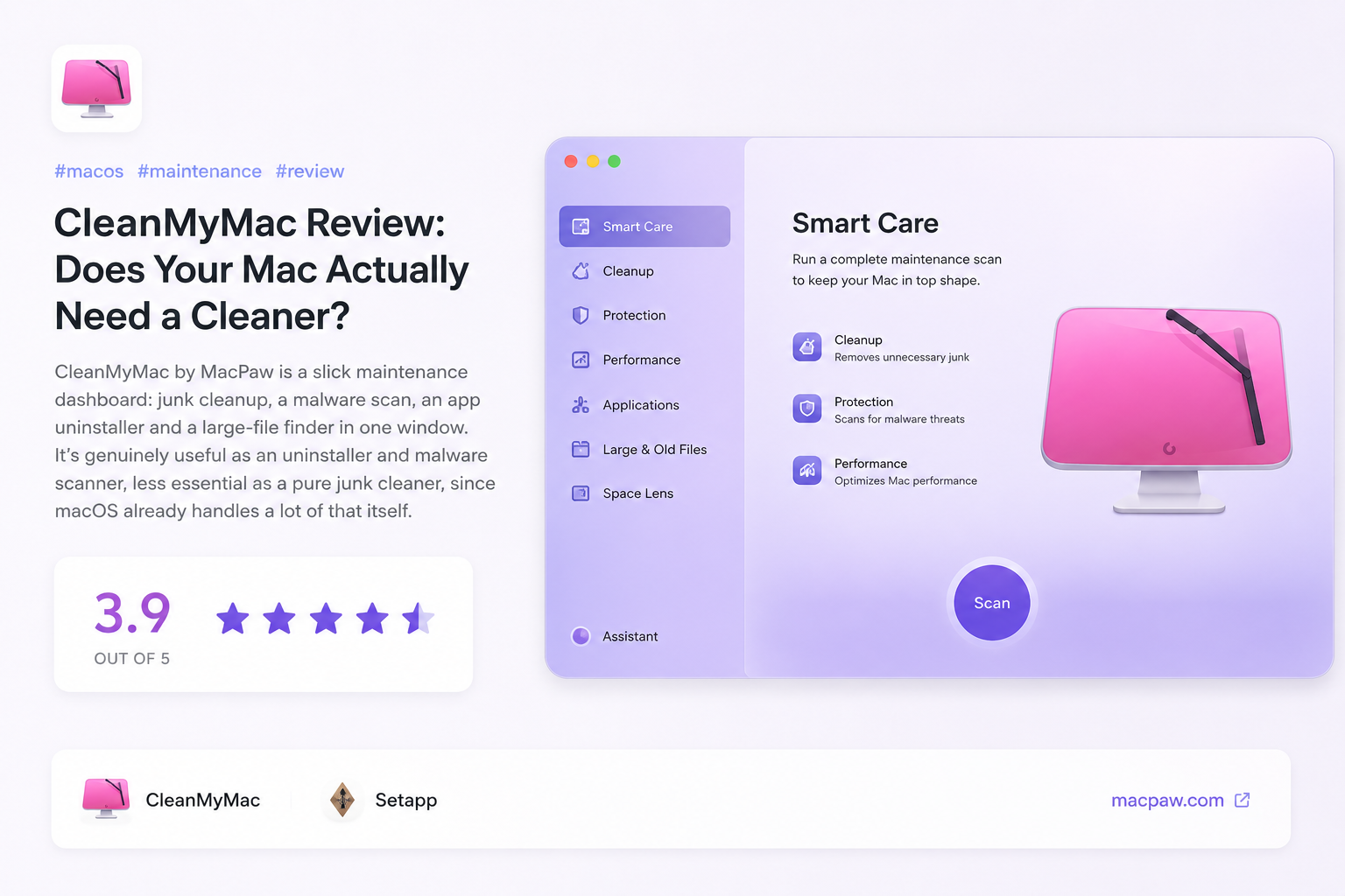 CleanMyMac Review: Does Your Mac Actually Need a Cleaner?