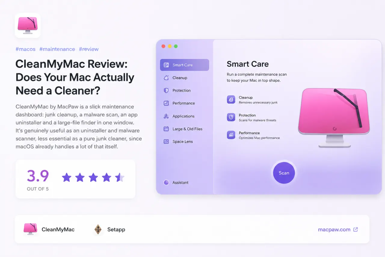 CleanMyMac Review: Does Your Mac Actually Need a Cleaner?