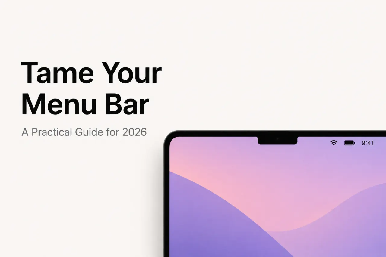 Tame Your Menu Bar: A Practical Guide for 2026